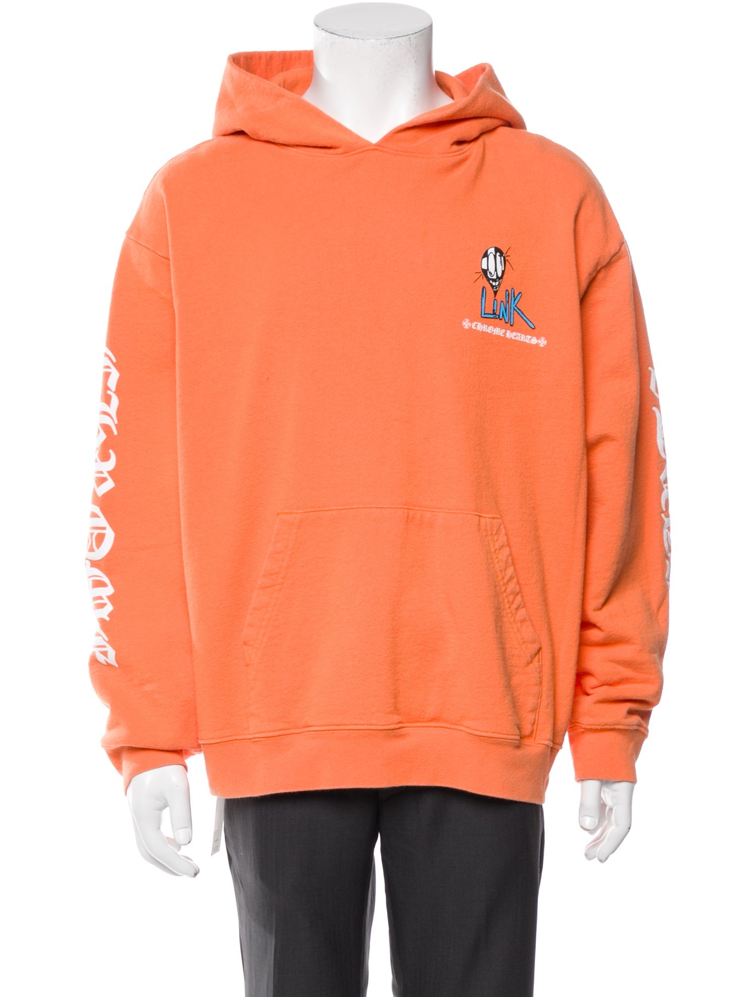 Chrome Hearts x Matty Boy Graphic Print Hoodie - Orange