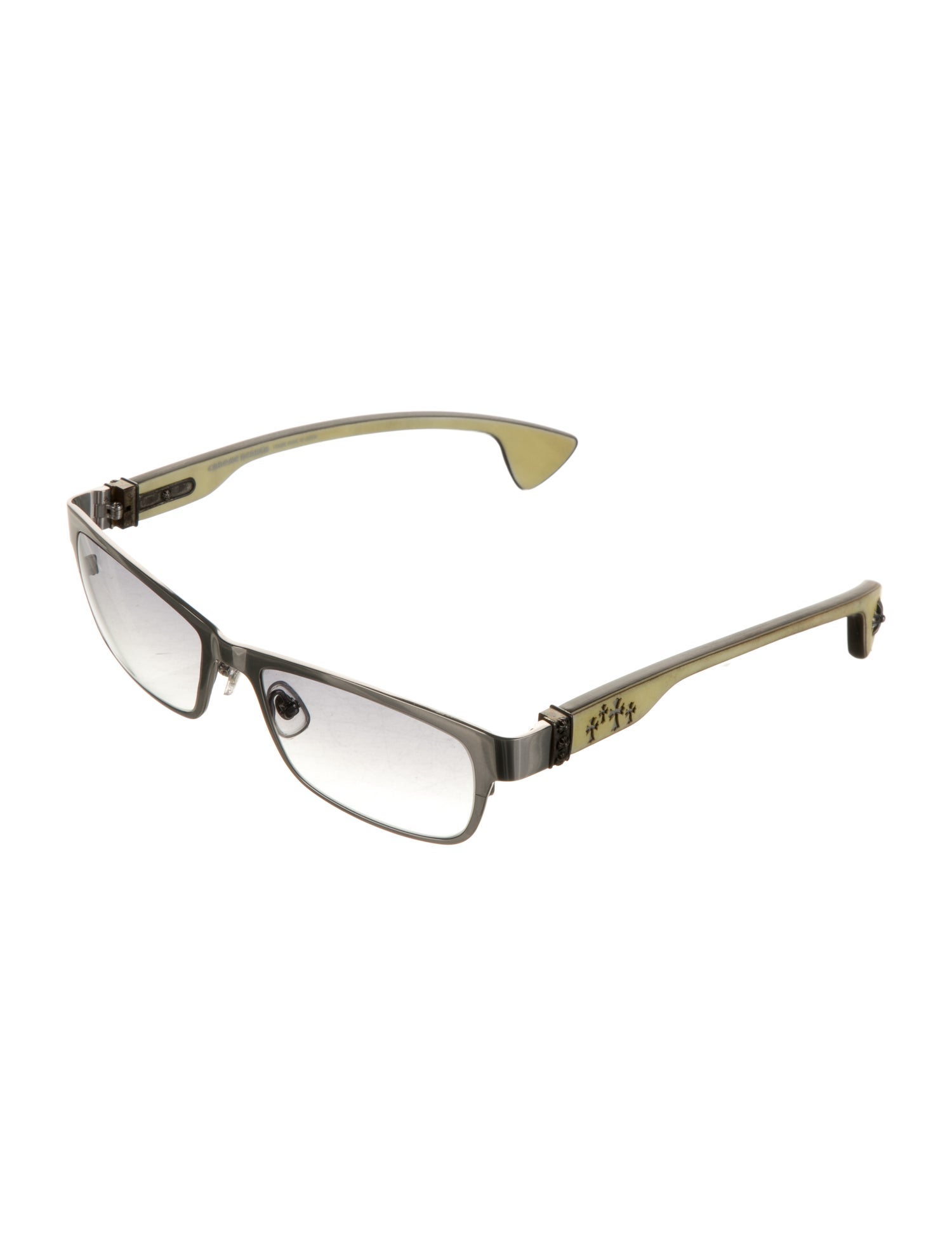 Chrome Hearts Dixon Yu-C Square Sunglasses