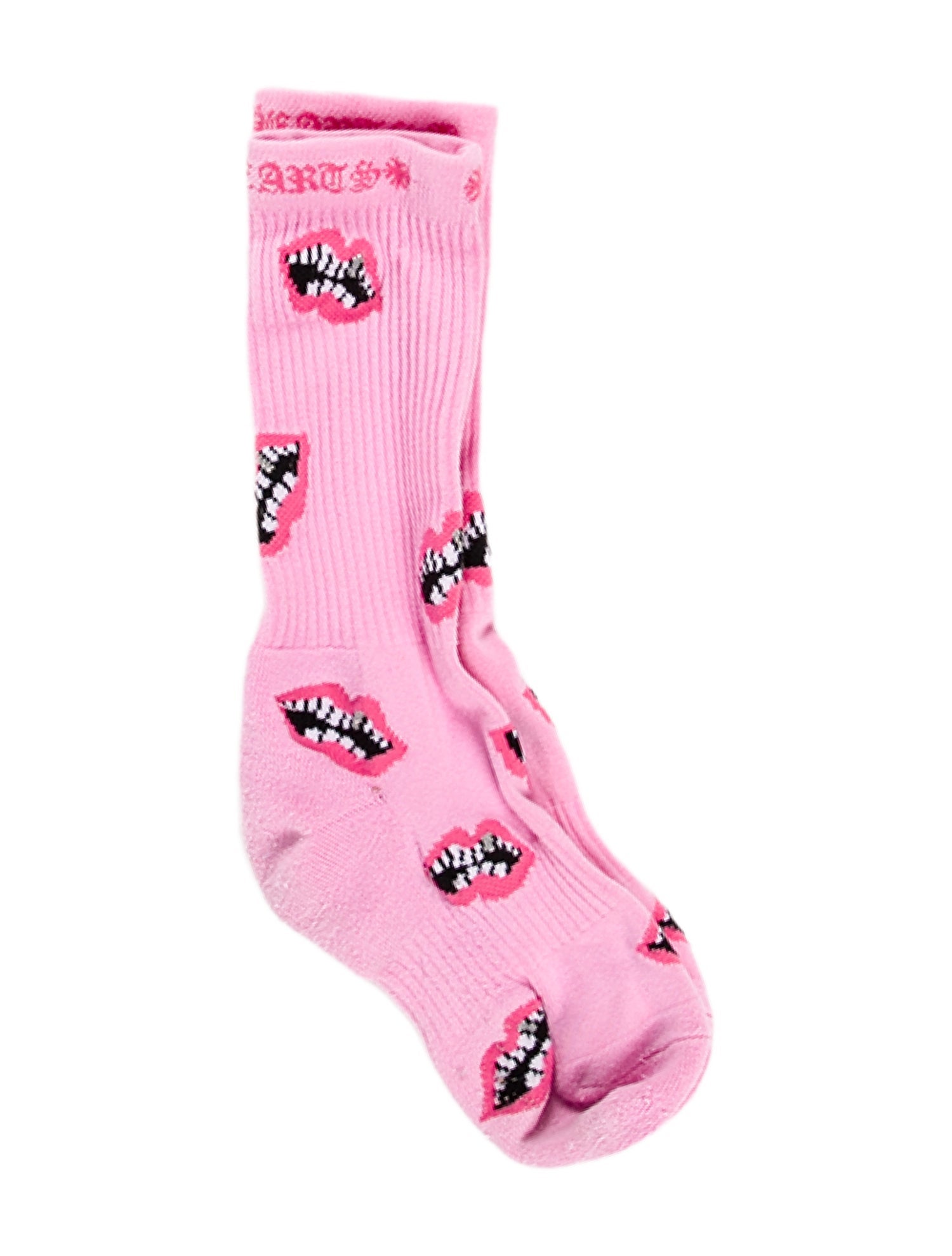 Chrome Hearts x Matty Boy Chomper Socks - Pink Socks, Accessories