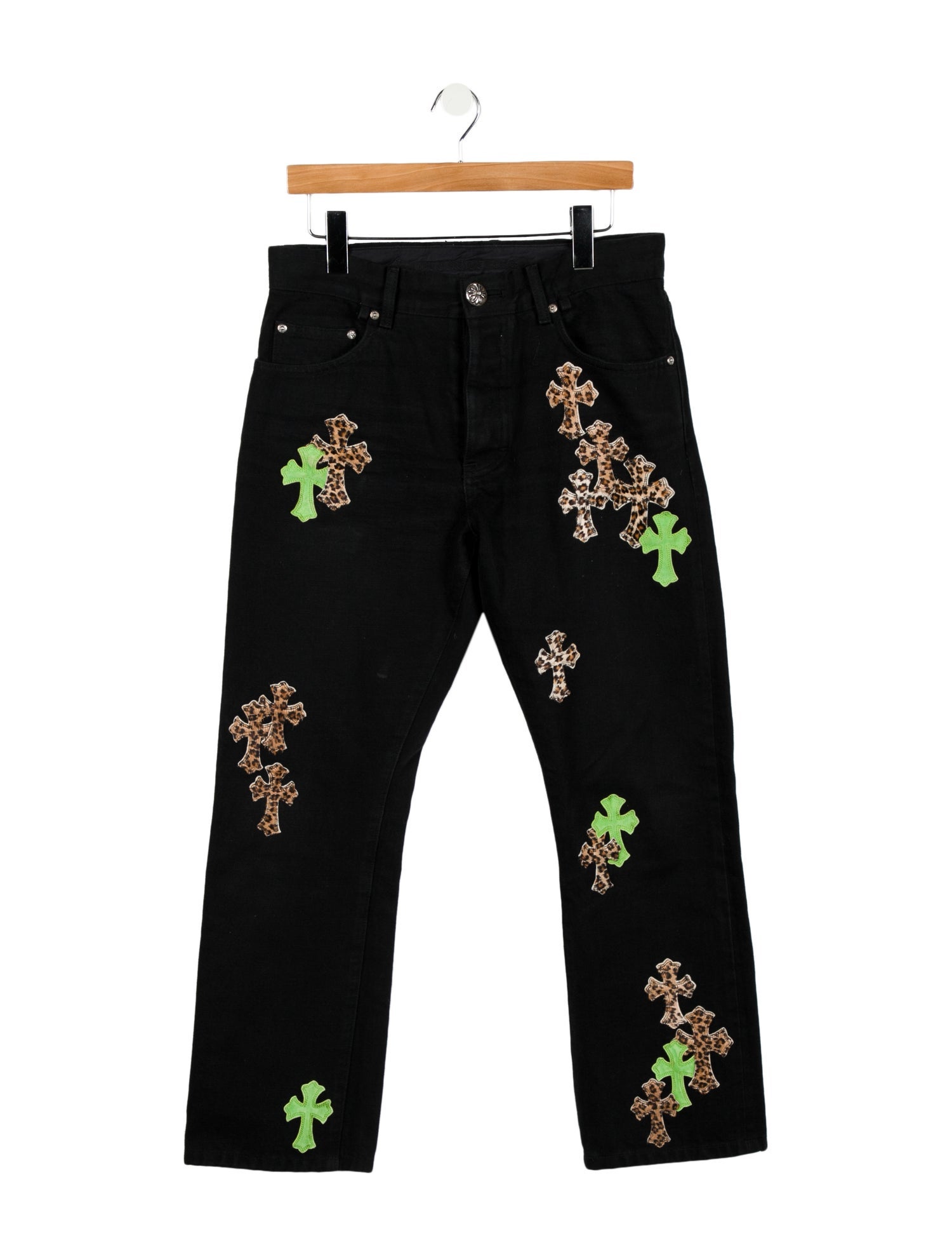 パンツ L.G.B leather cross patch coating denim L.G.B leather cross patch coating denim | Shop at Mercari