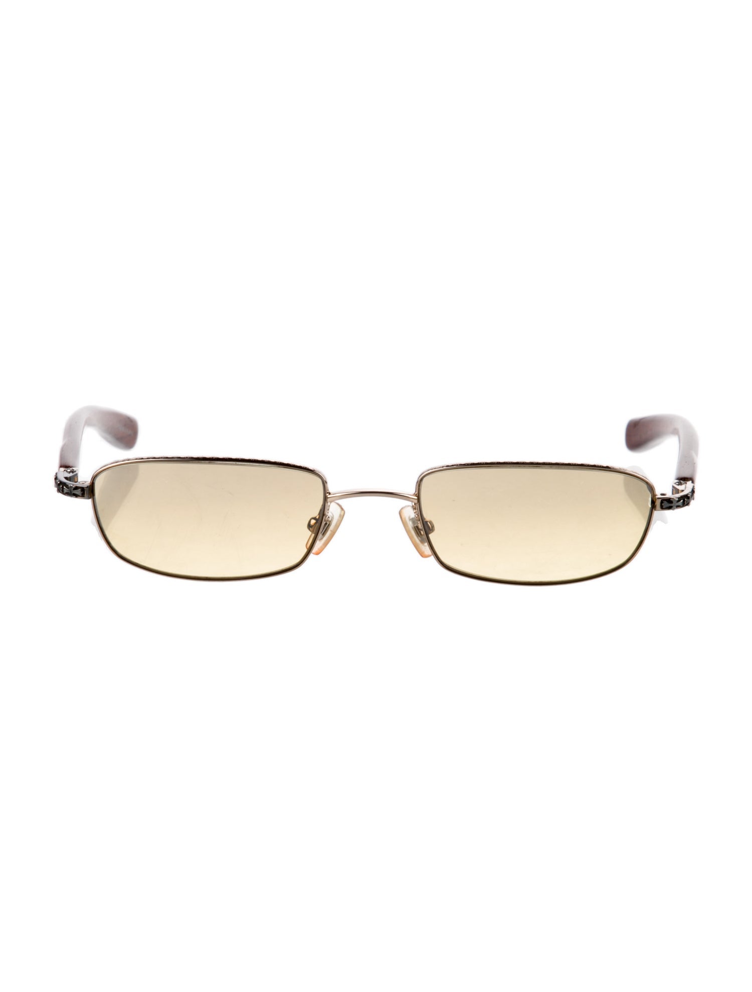 Chrome Hearts Belvedere-D Narrow Sunglasses - Brown Sunglasses