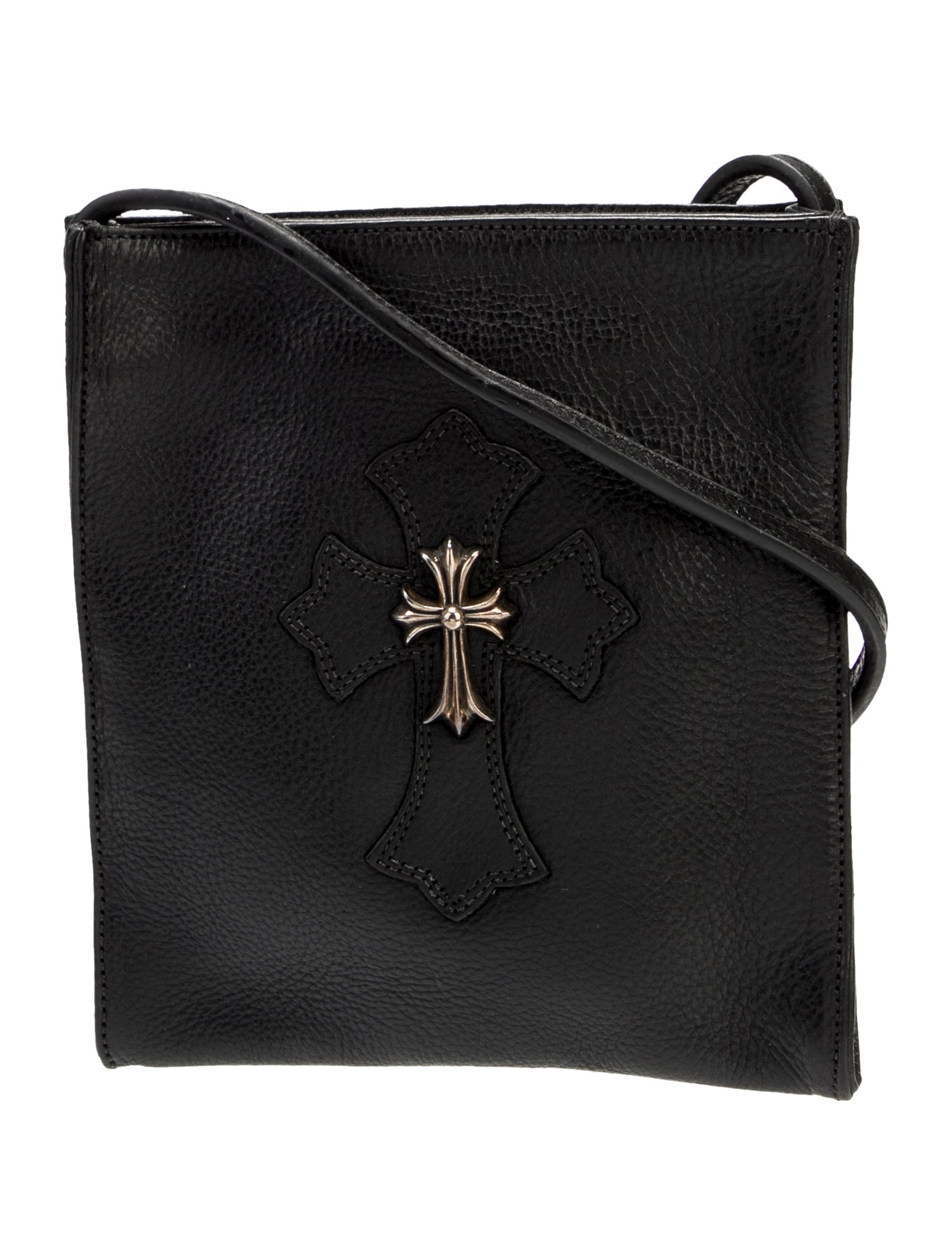 Chrome Hearts Leather Square Cross