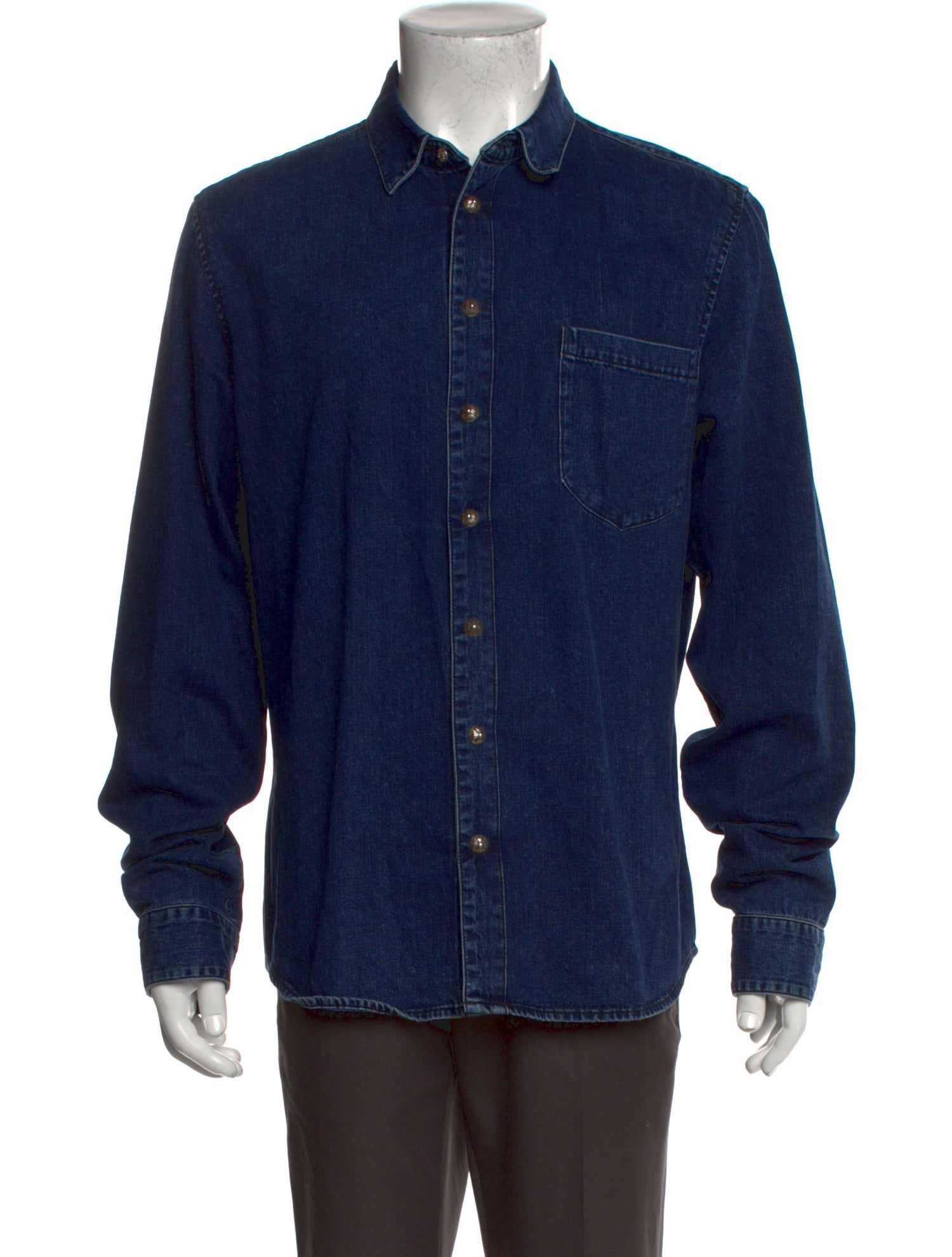 Chrome Hearts Long Sleeve Denim Shirt