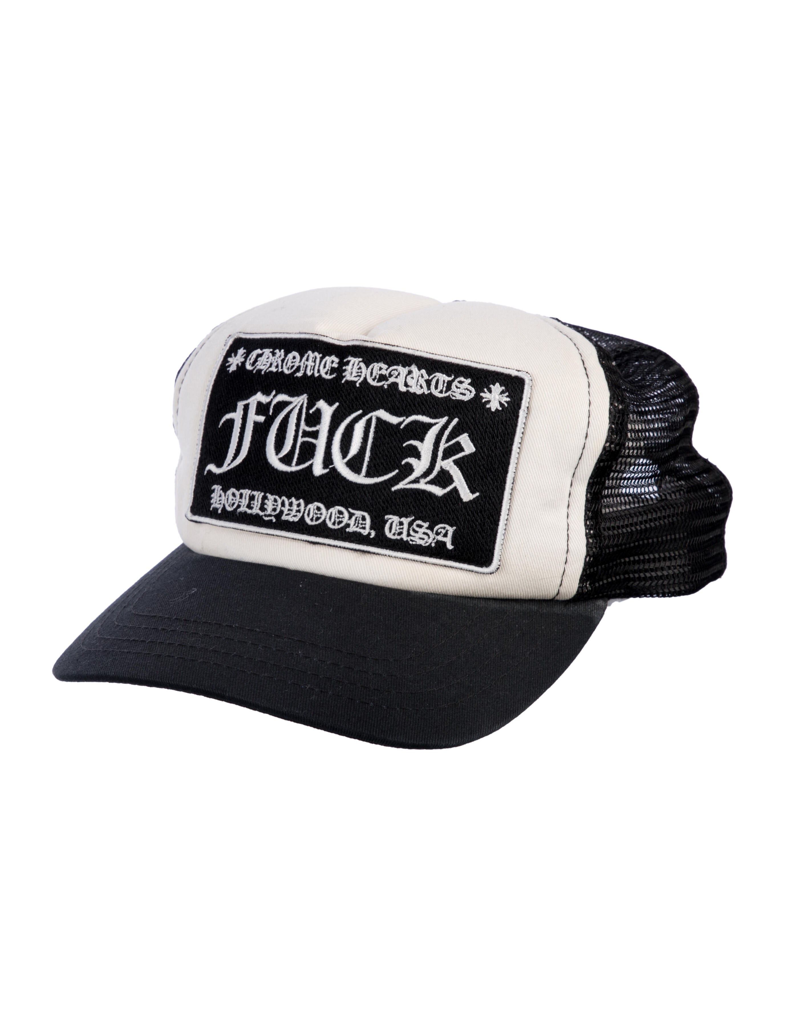 CHROME HEARTS クロムハーツ FUCK TRUCKER CAP ファック クロス