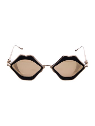 Chrome Hearts Chomper Cat-Eye Sunglasses