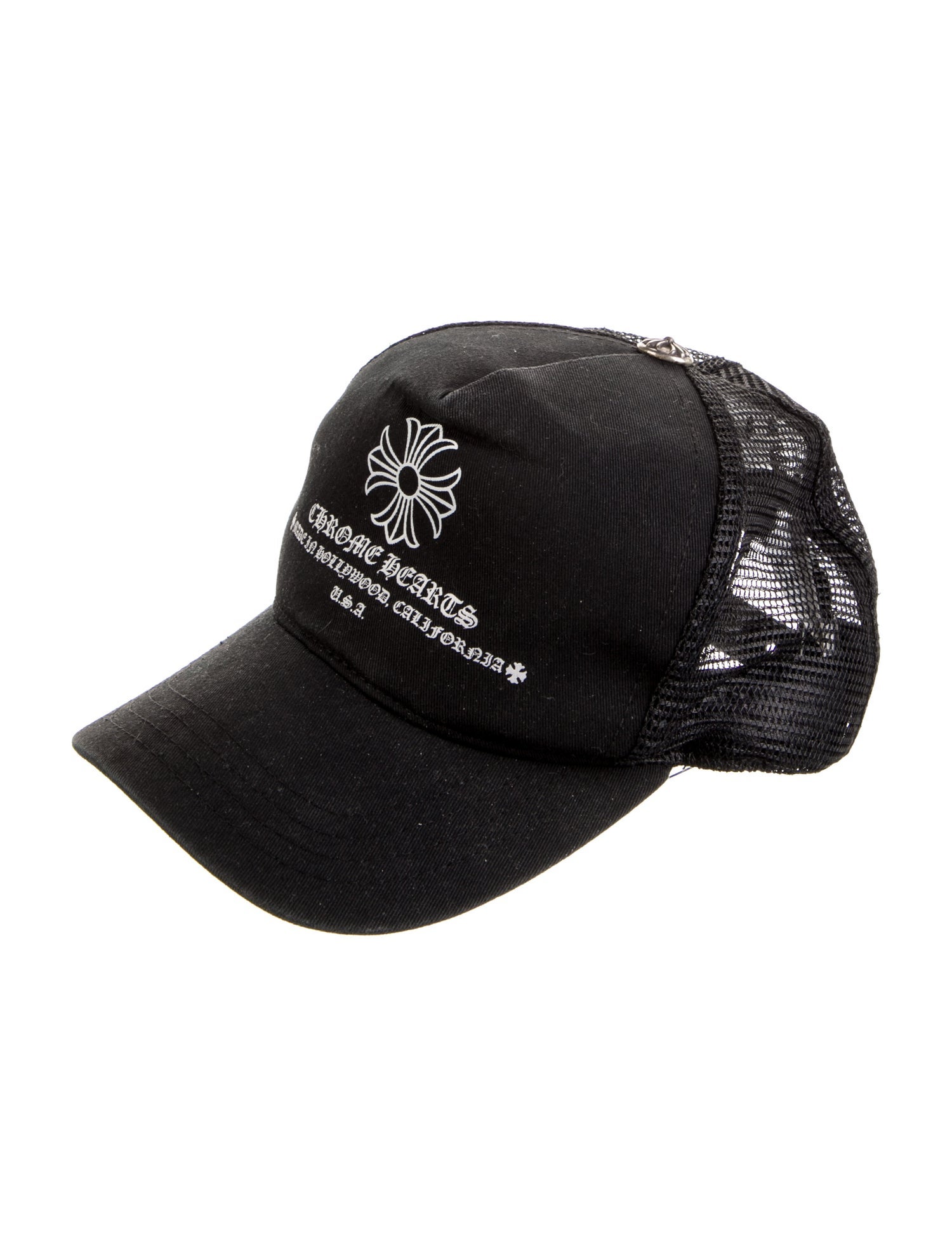 ハット [Chrome Hearts] CH Hollywood Trucker Hat Black Chrome Hearts CH Hollywood Trucker Hat Black/Green - US