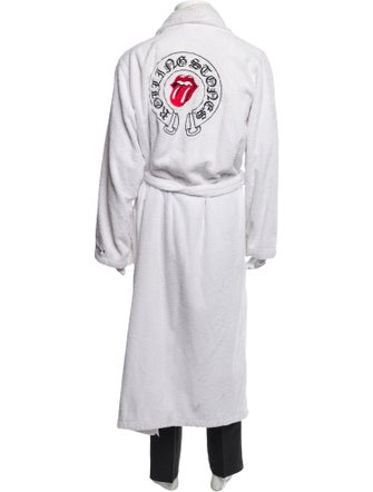 Chrome Hearts x Rolling Stones Bathrobe Embroidered Accent Robe