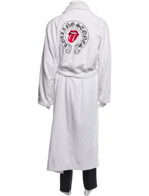 Chrome Hearts x Rolling Stones Bathrobe Embroidered Accent Robe