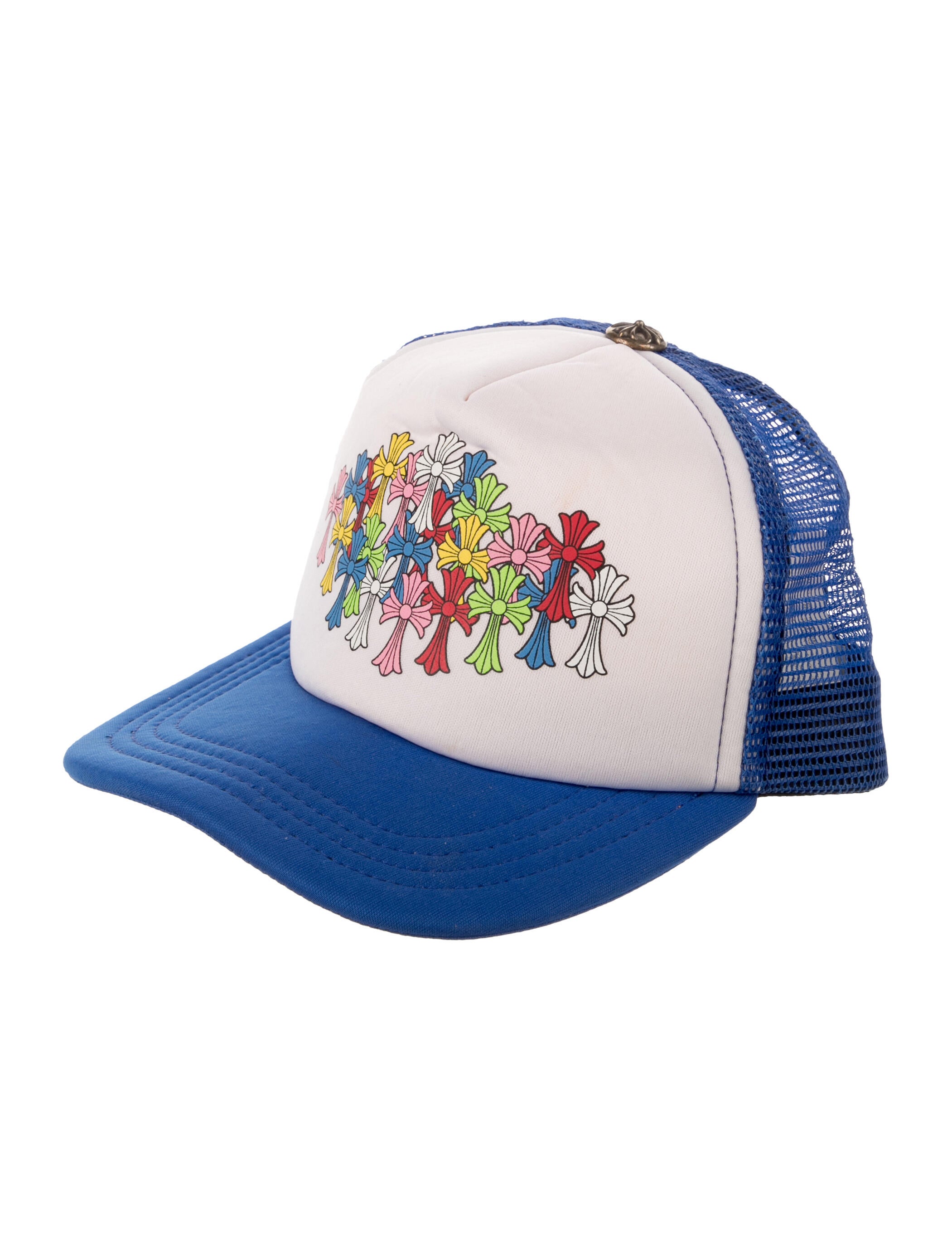 Chrome Hearts Multicolor Cross Cemetery Trucker Hat