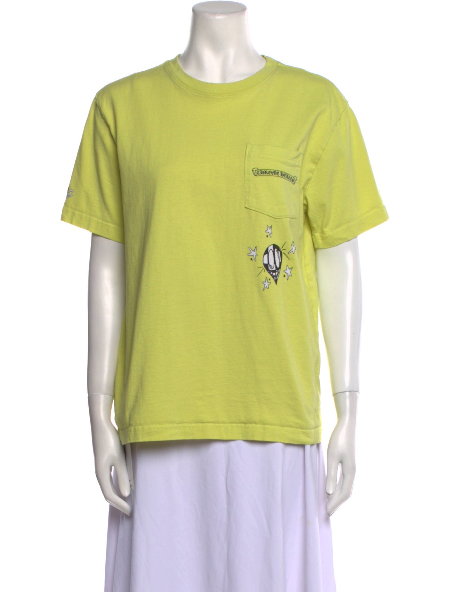 Chrome Hearts Graphic Print Crew Neck T-Shirt