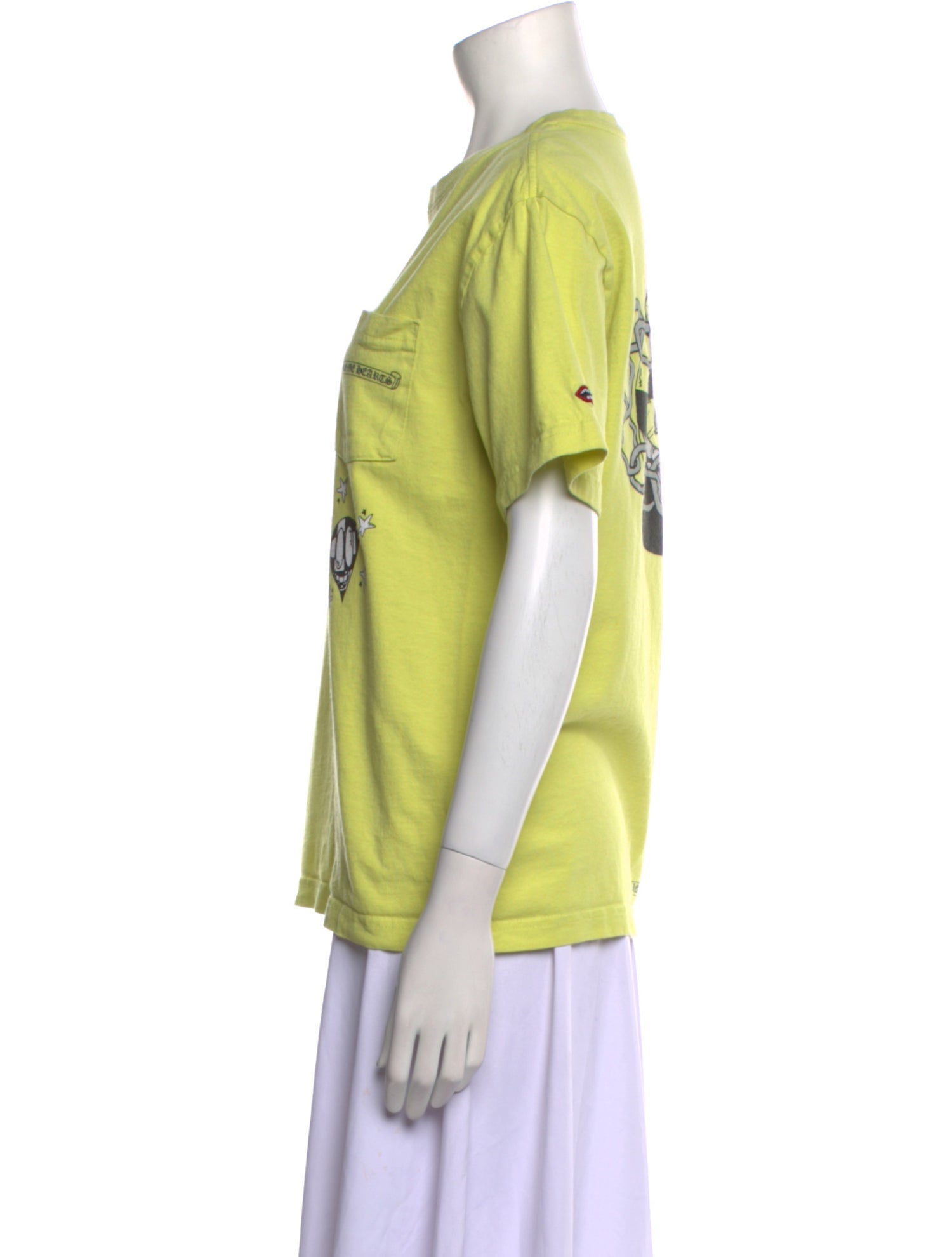 Chrome Hearts Graphic Print Crew Neck T-Shirt