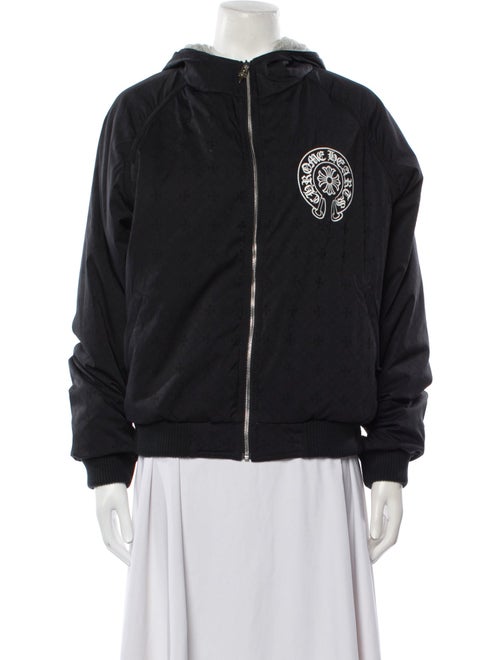 Chrome Hearts Plus Reversible Zip Graphic Print Bomber Jacket
