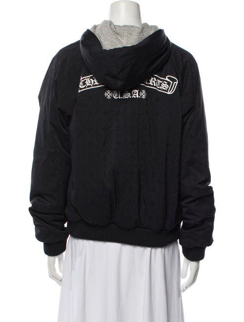 Chrome Hearts Plus Reversible Zip Graphic Print Bomber Jacket