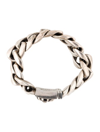 Chrome Hearts Maltesse Cross Curb Link Bracelet