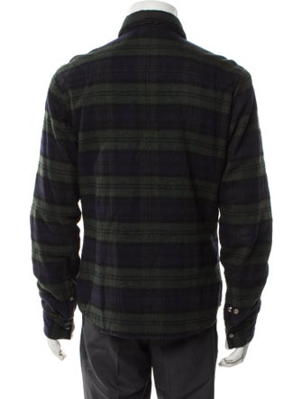 Chrome Hearts Reversible Padded Flannel Plaid Print Jacket