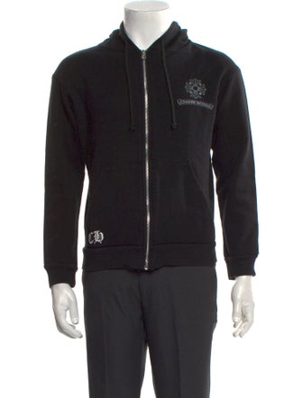 Chrome Hearts Cross Cemetery Graphic Print Hoodie