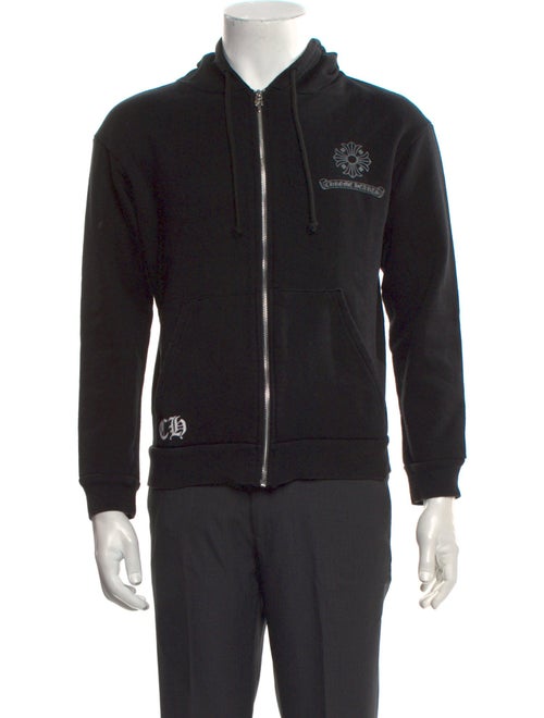 Chrome Hearts Cross Cemetery Graphic Print Hoodie