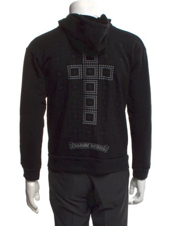 Chrome Hearts Cross Cemetery Graphic Print Hoodie