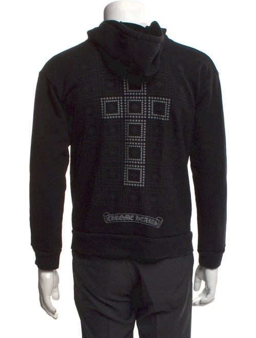 Chrome Hearts Cross Cemetery Graphic Print Hoodie