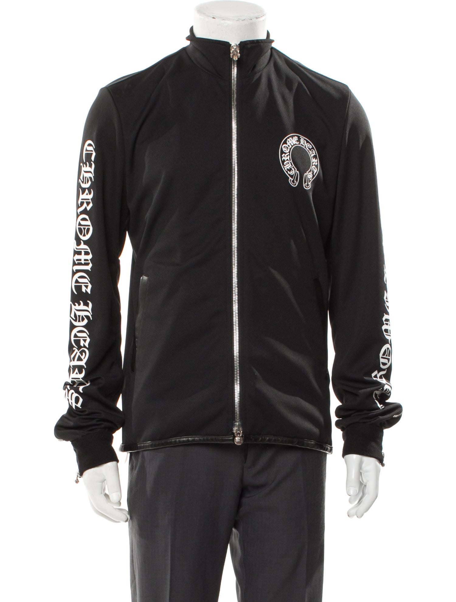 Chrome Hearts Logo Track Graphic Print Windbreaker