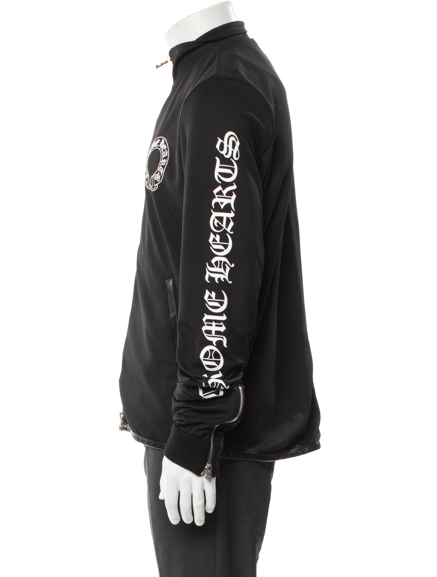 Chrome Hearts Logo Track Graphic Print Windbreaker