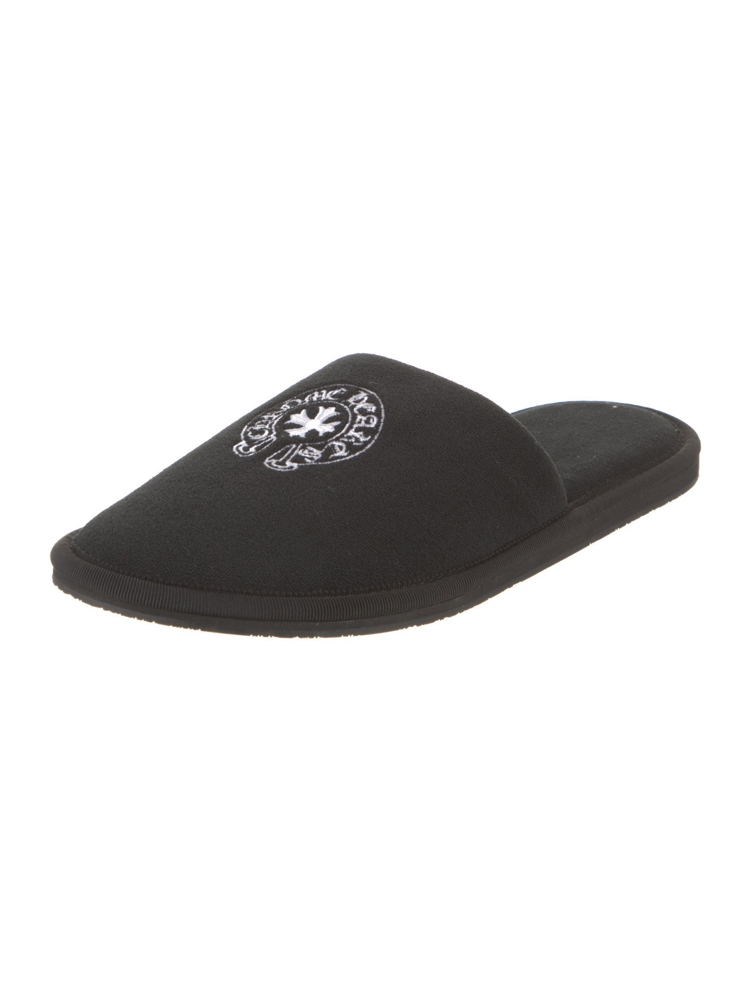 Chrome Hearts Hotel Embroidered Accent Slippers