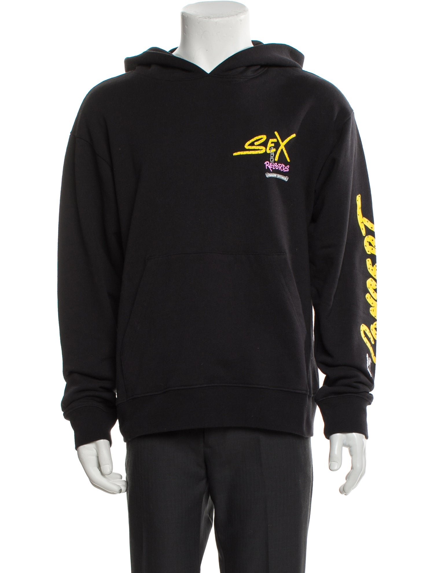 Chrome Hearts Graphic Print Crew Neck Hoodie