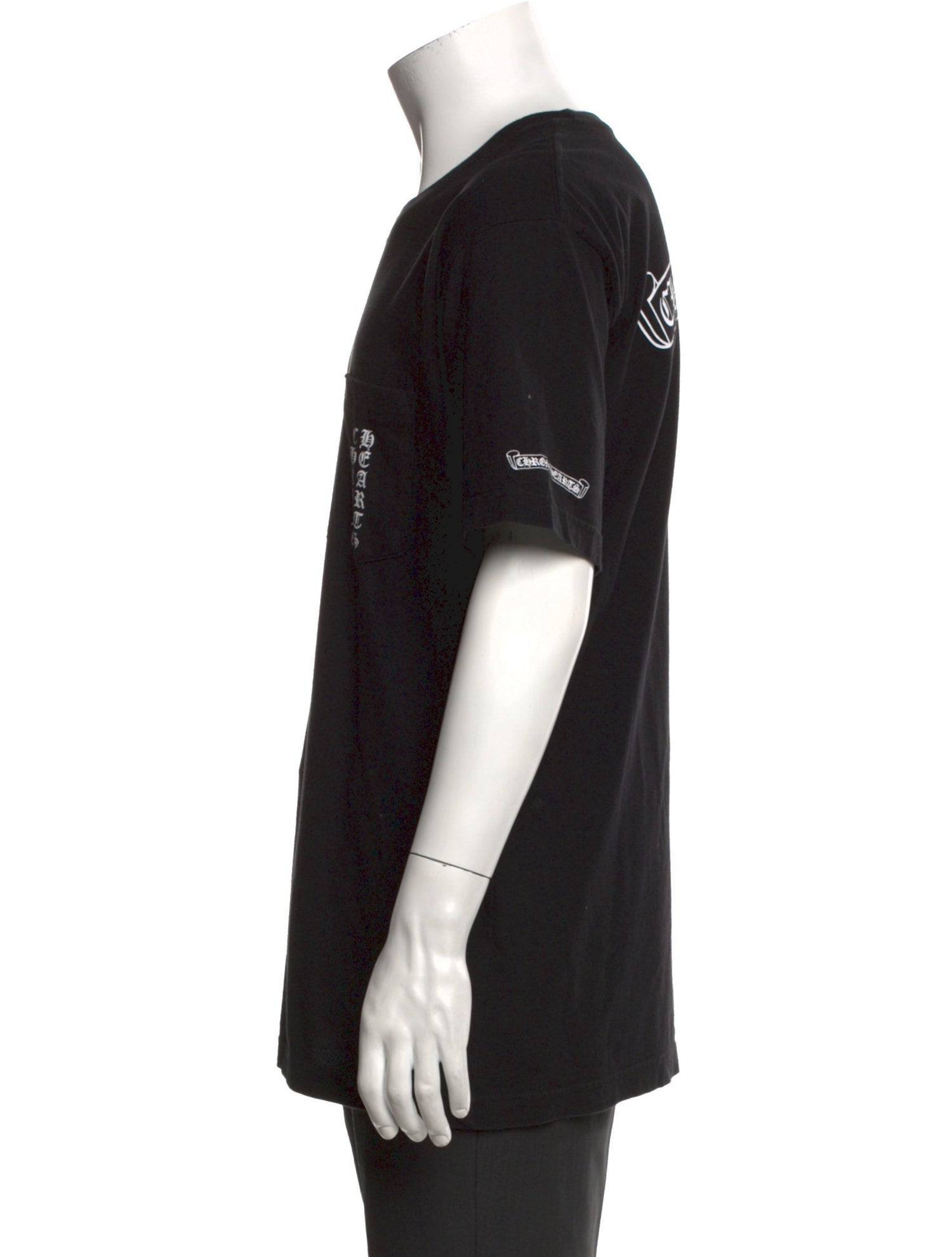 Chrome Hearts Neck Logo Graphic Print T-Shirt - White T