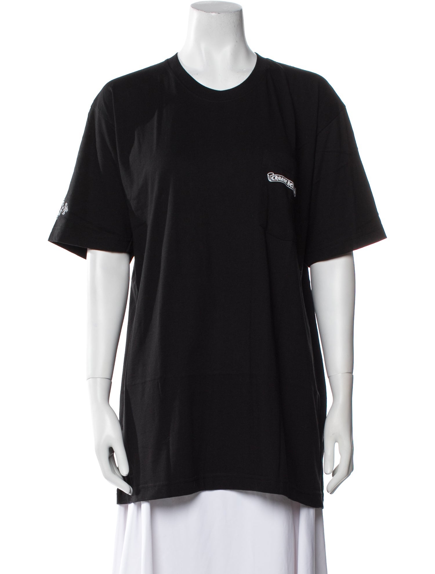 Chrome Hearts 'Fuck You' Scroll Logo Pocket Graphic Print T