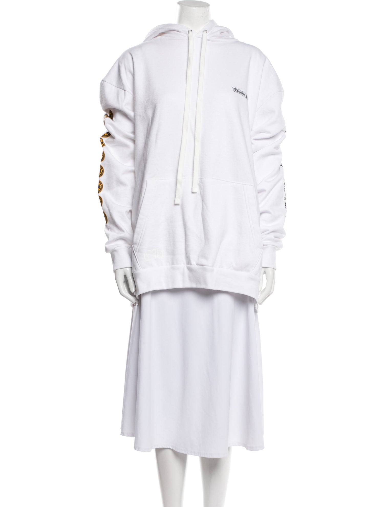 Chrome Hearts Mock Neck Long Sleeve Sweatshirt