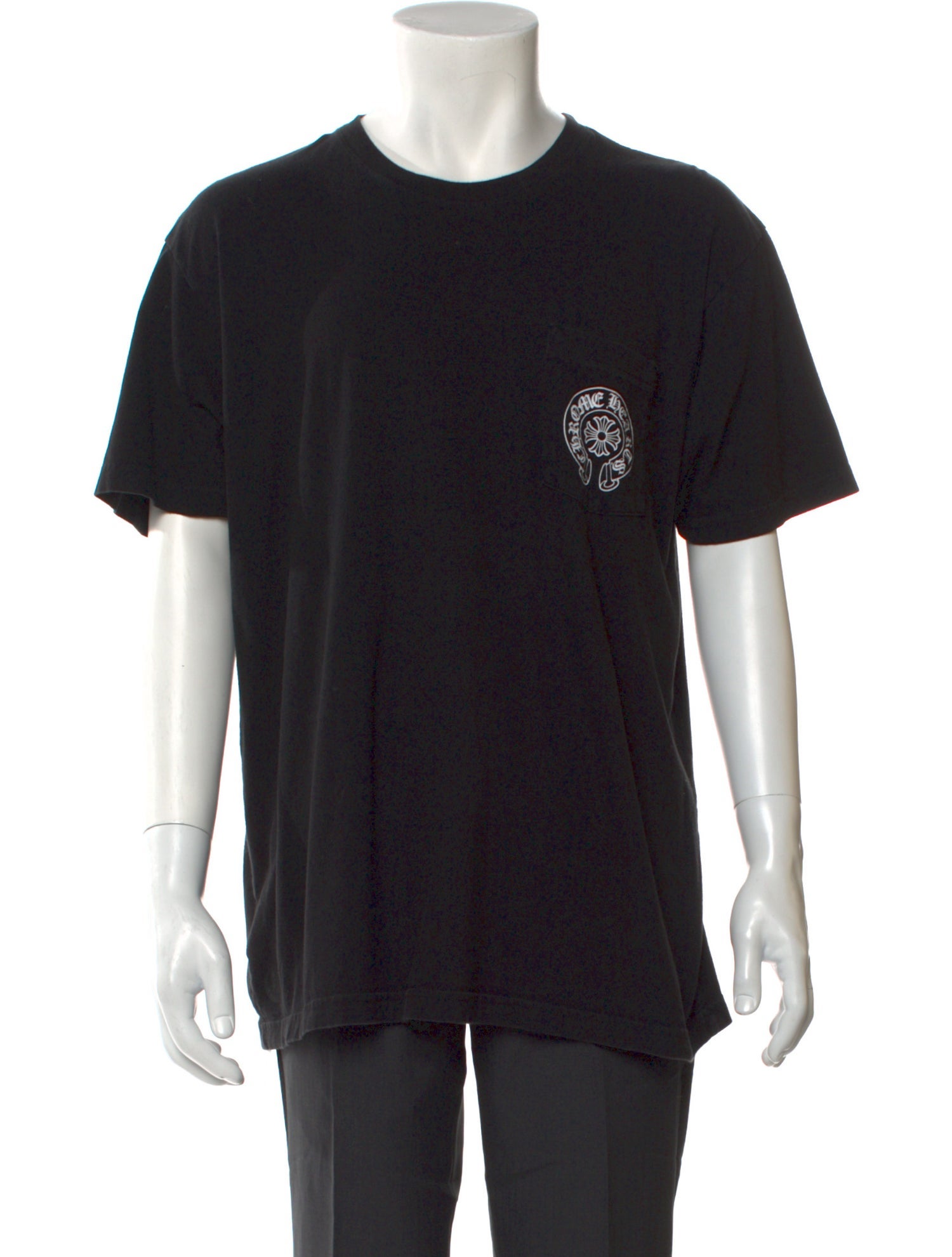 Chrome Hearts 'Fuck You' Scroll Logo Pocket Graphic Print T