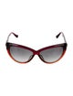 Chrome Hearts Club Sandwich Cat-Eye Sunglasses
