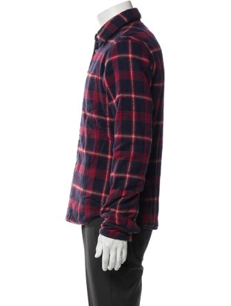 Chrome Hearts Reversible Plaid Print Jacket
