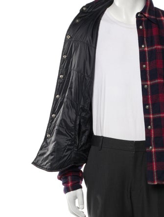 Chrome Hearts Reversible Plaid Print Jacket