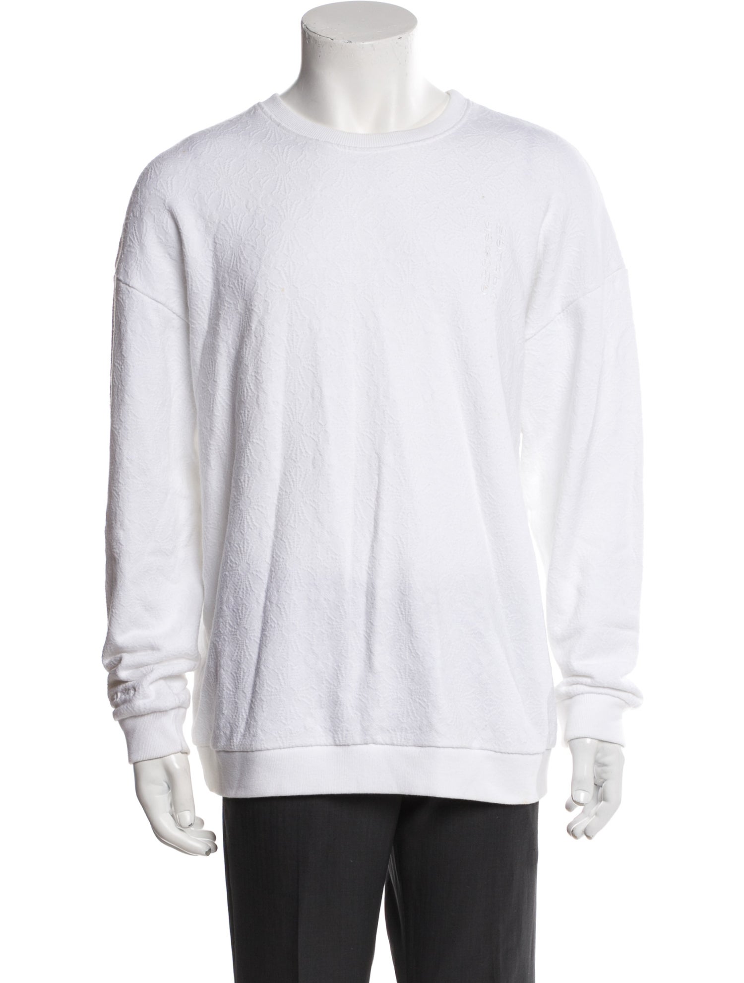 Chrome Hearts Maltese Cross Jacquard Crew Neck Pullover