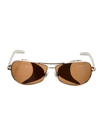 Chrome Hearts Chute Aviator Sunglasses
