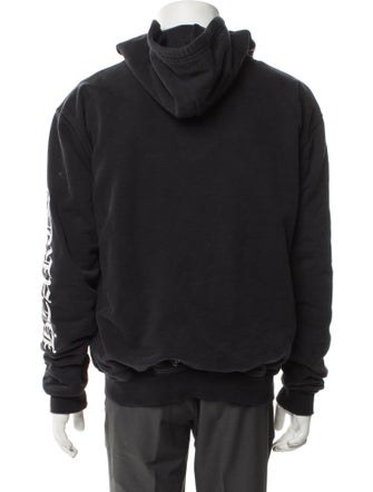 Chrome Hearts Thermal Lined Graphic Print Bomber Jacket