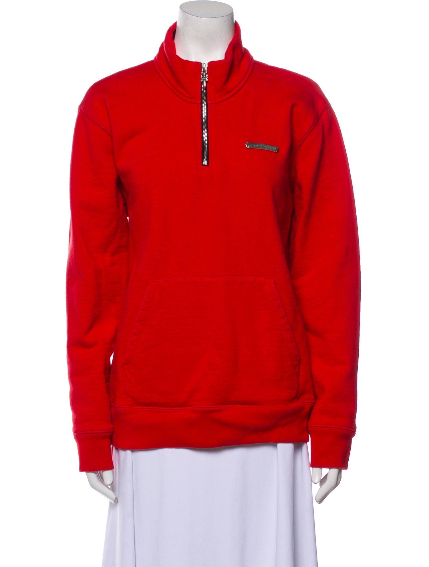 Chrome Hearts Mock Neck Long Sleeve Sweatshirt