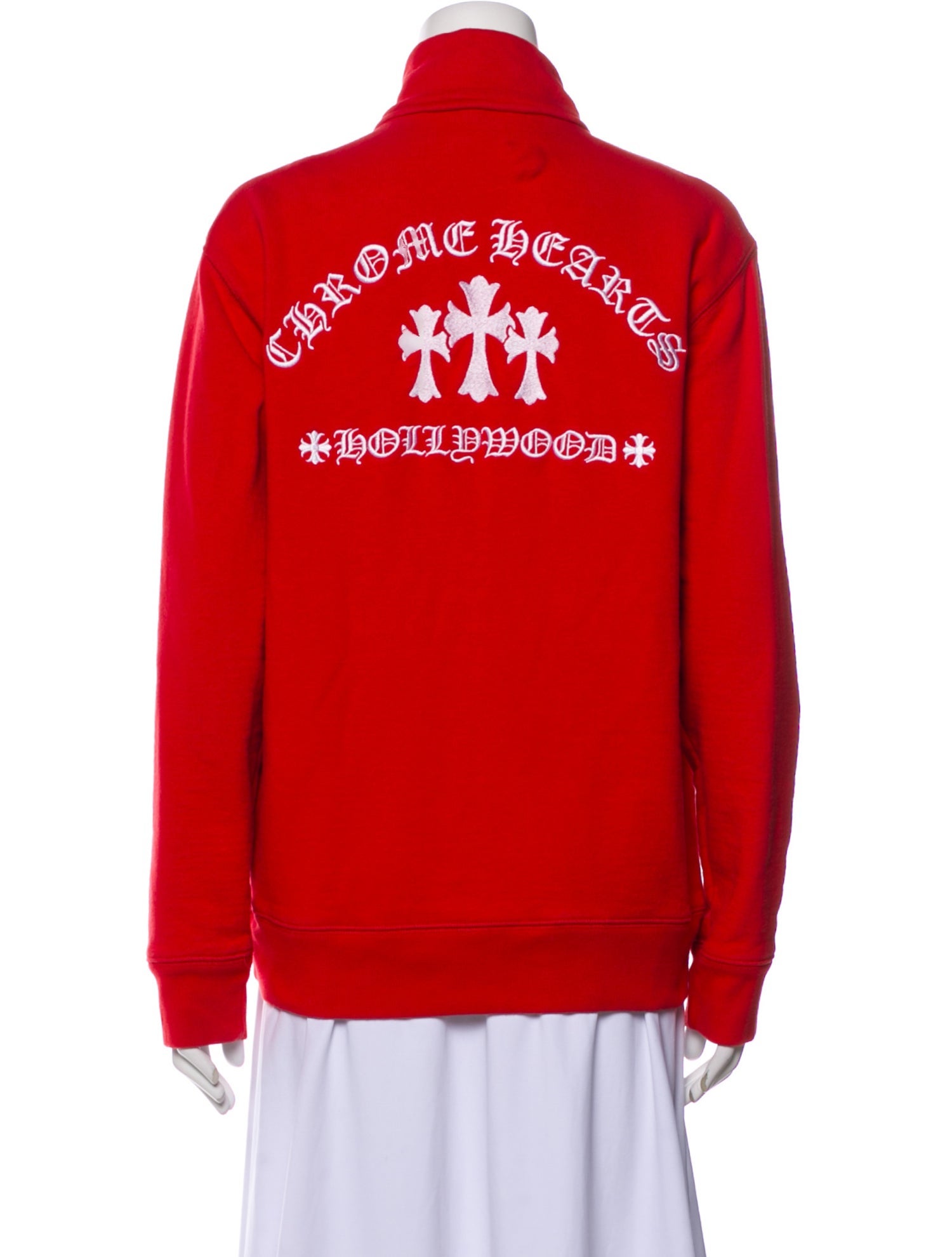 Chrome Hearts Mock Neck Long Sleeve Sweatshirt