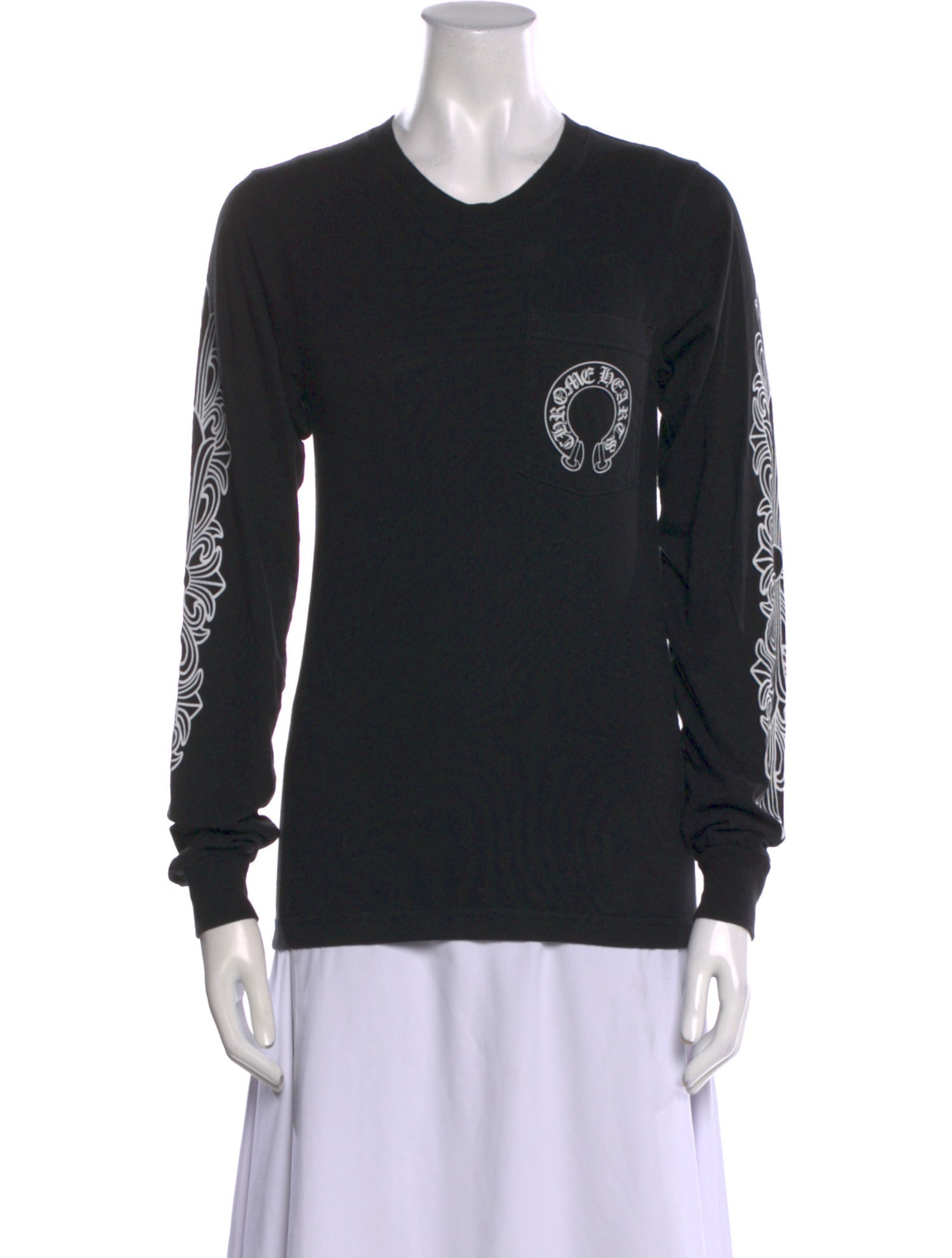 Chrome Hearts Horseshoe Crew Neck Sweatshirt