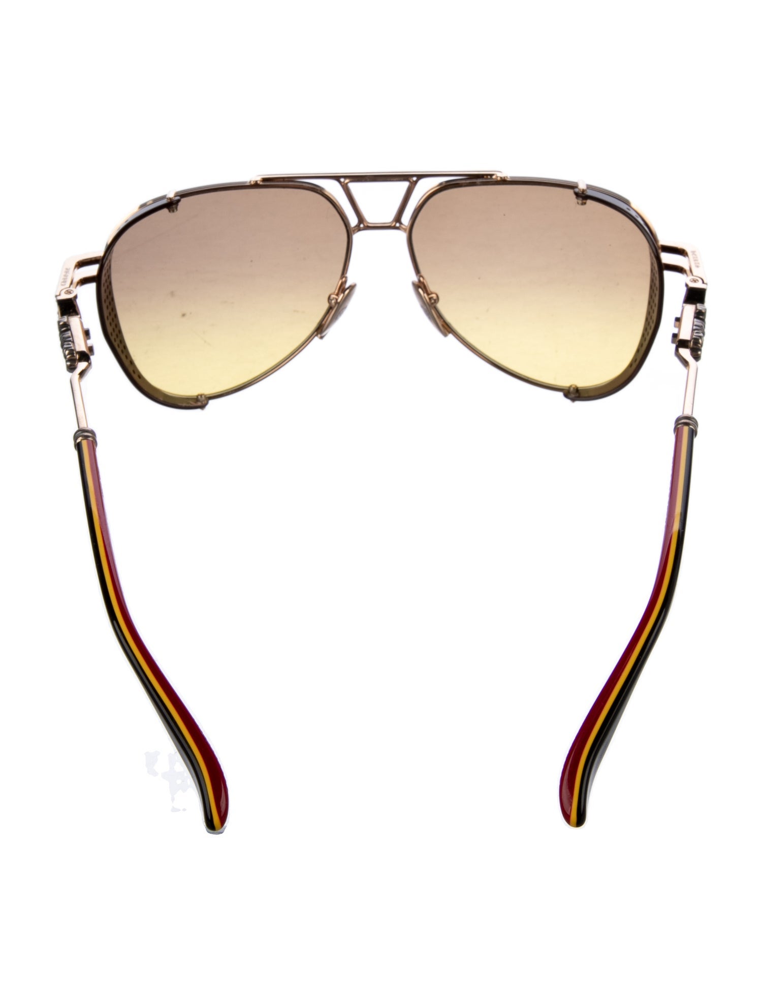 Chrome Hearts Wet Tee Aviator Sunglasses