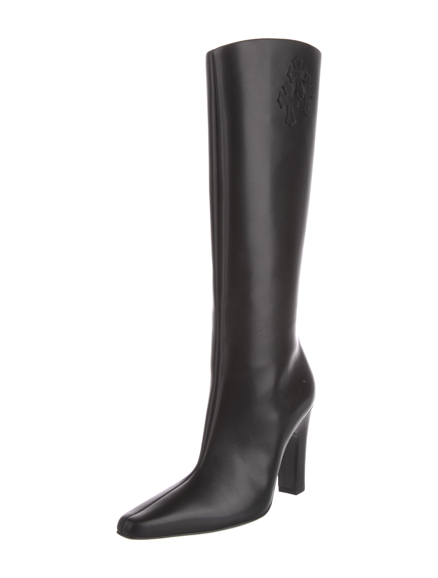 Chrome Hearts Sugar Jones #2 Leather Boots