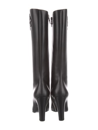 Chrome Hearts Sugar Jones #2 Leather Boots