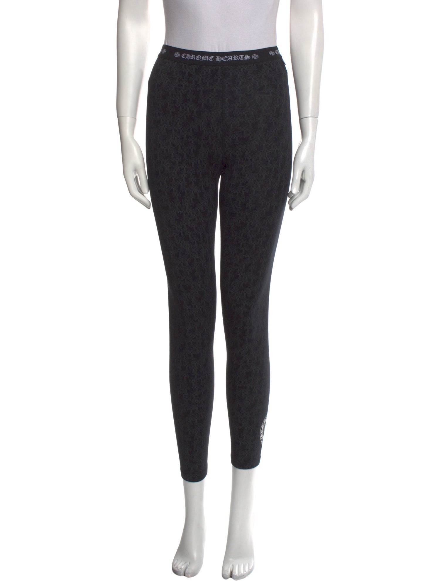 Chrome Hearts Printed Skinny Leg Pants