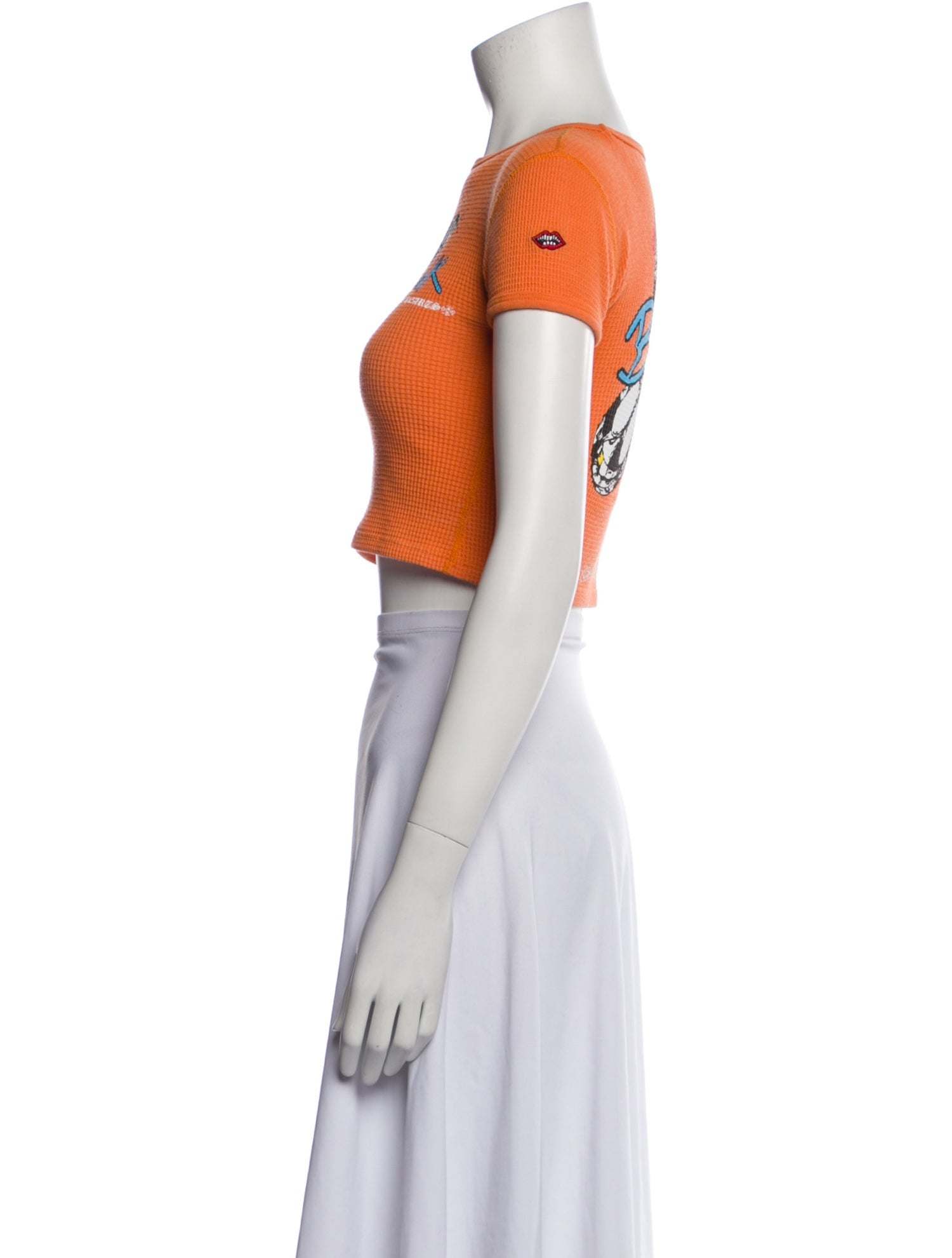 Chrome Hearts x Matty Boy 'Link & Build' Graphic Print Crop Top