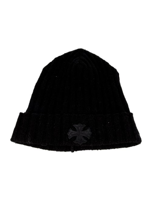 Chrome Hearts Leather Maltese Cross Patch Beanie