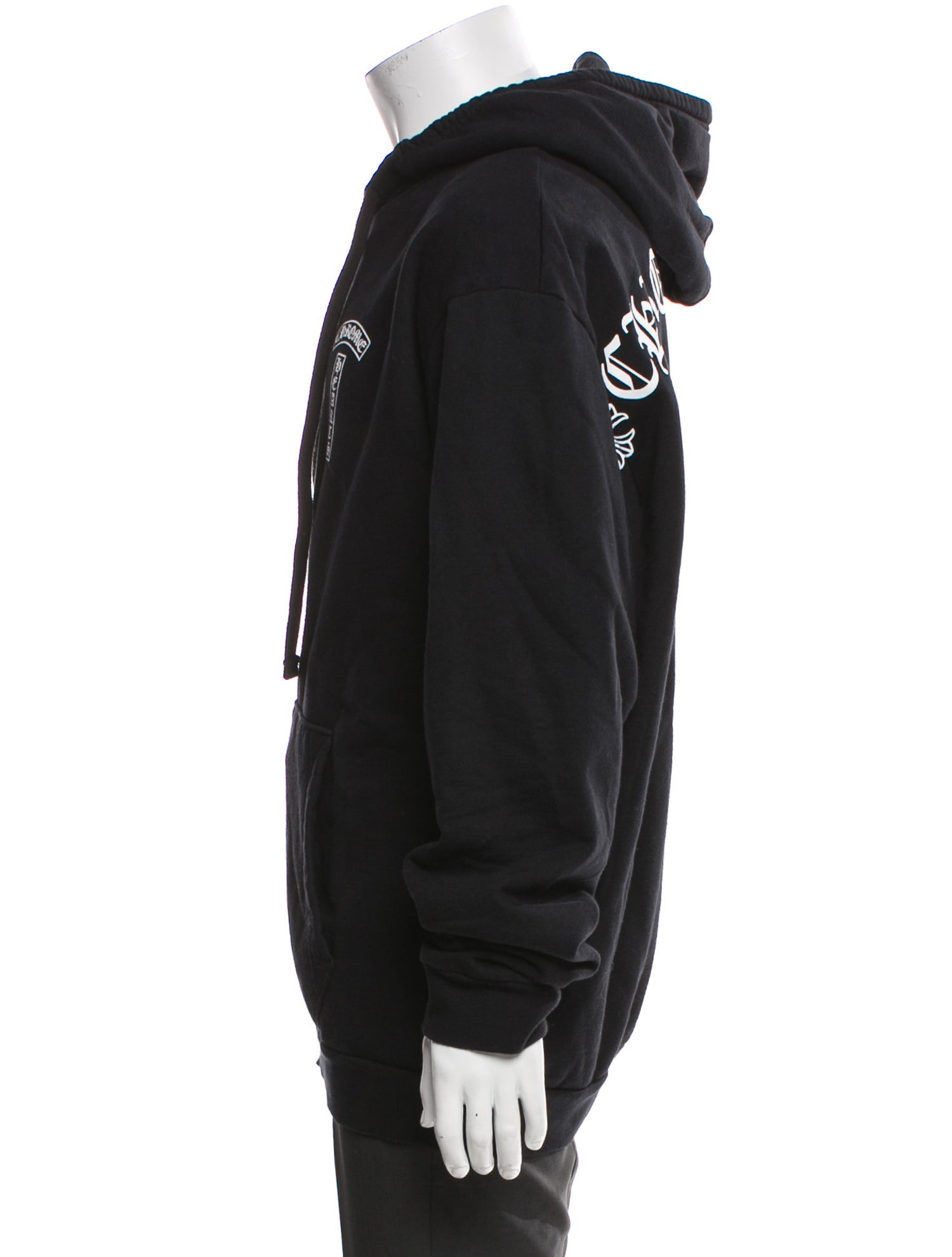 Chrome Hearts T Logo Graphic Print Hoodie