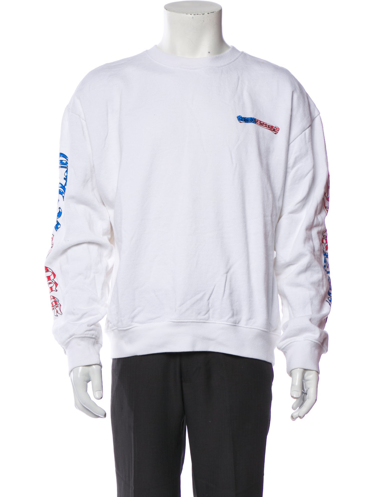 Chrome Hearts x Matty Boy 'American Flag' Graphic Print Sweatshirt