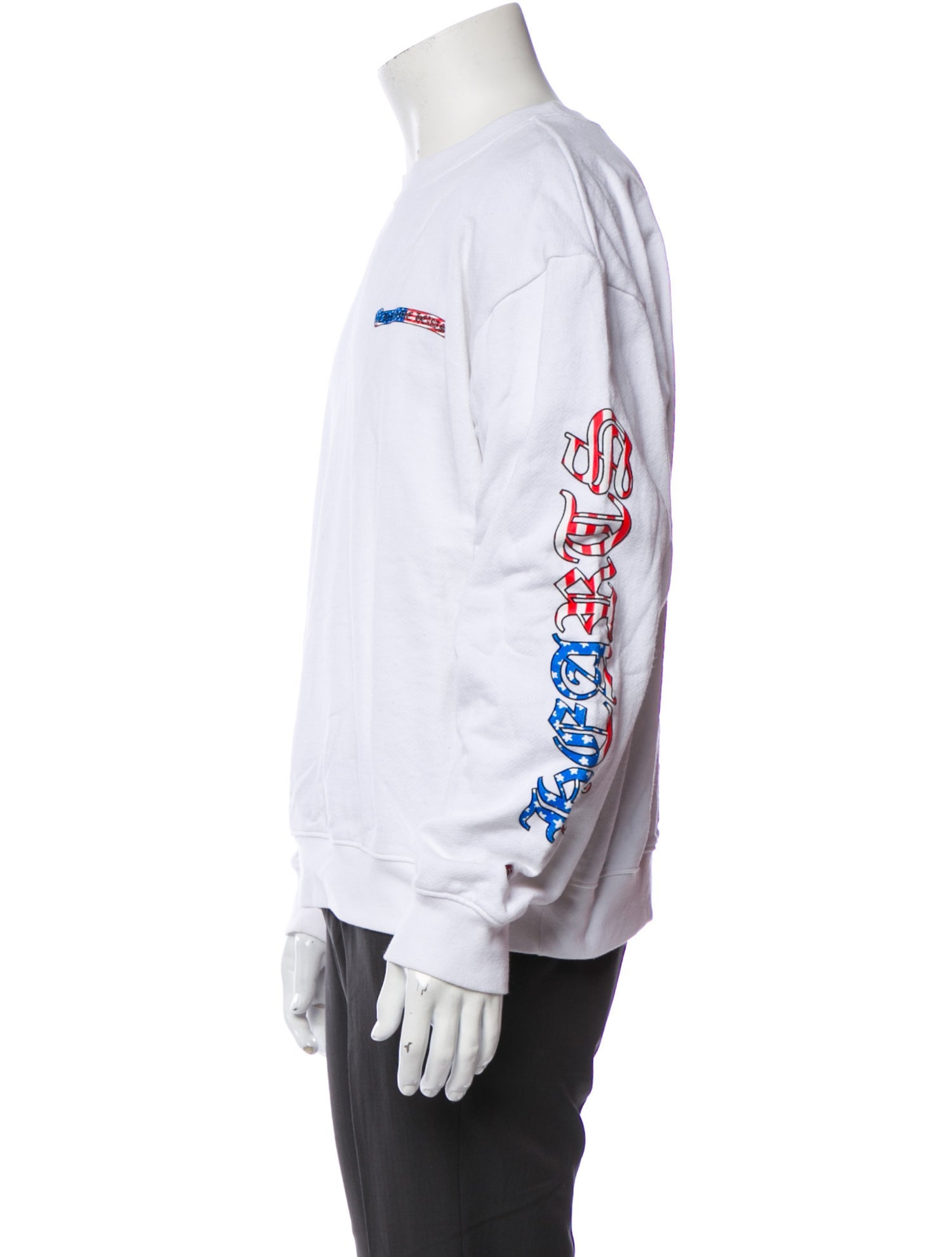 Chrome Hearts x Matty Boy 'American Flag' Graphic Print Sweatshirt