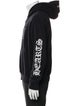 Chrome Hearts Vertical Logo Zip Graphic Print Hoodie